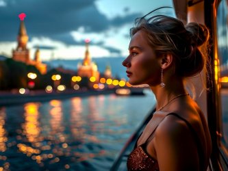 Эскорт-модель для незабываемого круиза по столичным улицам по Москве-реке