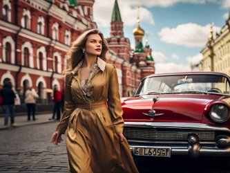 Ретро-машина: Романтика и эскорт в путешествии на ретро-автомобили