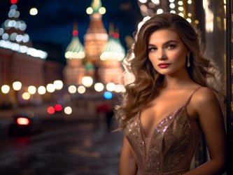 Гламурный вечер в Москве со VIP моделью