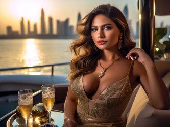 Спутница на мальчишник с атмосферой лёгкой роскоши в Дубае
