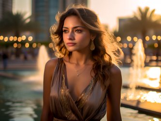 «Прогулка у фонтаны в Дубае»: Уникальная атмосфера города поможет поднять видимость статьи