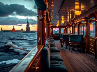 Санкт-Петербург, окунающий в историю, вечерний круиз по Финскому заливу