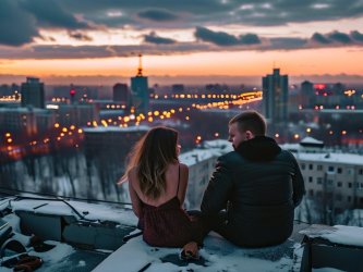 Екатеринбург: свидание на крыше небоскрёба «Высоцкий»