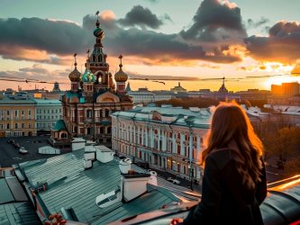 Санкт-Петербург с высоты: Эскорт-модель поможет вам насладиться городом,