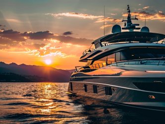 Романтика под звёздам: Как провести вечер на яхте в Сочи в компании эскорт модели