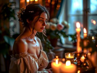 Камерный ужин при свечей: Как выбрать спутницу для вечера