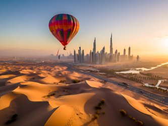 Эскорт и другие услуги: Что подготовили вам воздушные шары над Дубаем