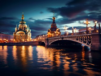 Санкт-Петербург - романтический город, который очарует каждого, путешествие с эскорт моделью