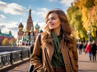 Экскурсии по московским паркам с красивой спутницей из эскорта