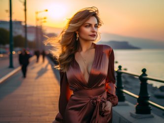 Романтика на закатах: Как провести вечер на набережной в компании VIP модели