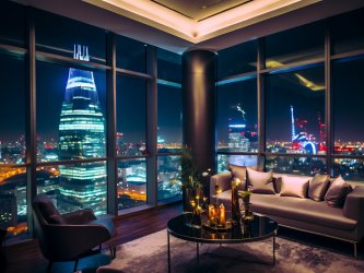 Организация незабываемого события VIP-вечеринка в небоскрёбе Екатеринбурге с эскорт моделью