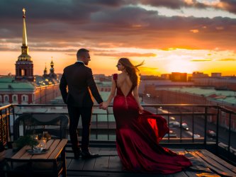 Санкт-Петербург: Как устроить незабываемое свидание на крыше с VIP моделью