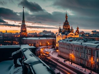 Санкт-Петербург в зимнем времени: Уникальные виды, морозный воздух и тёплое солнце
