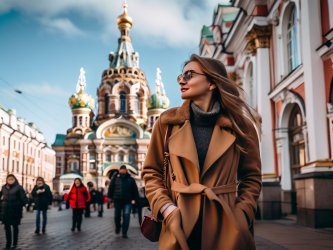 Уик-энд в Петербургеу Казанского собора: эскортмодель сделает эту прогулку незабываемой