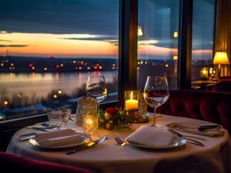 Романтика и стиль. Как устроить идеальный ужин в ресторане Самары с видом на Волгу