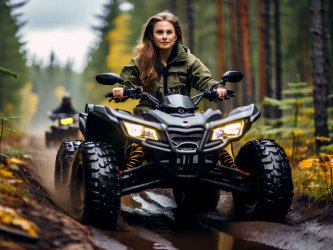 Идеальная спутница для квадроцикла: Как устроить незабываемое приключение на природе