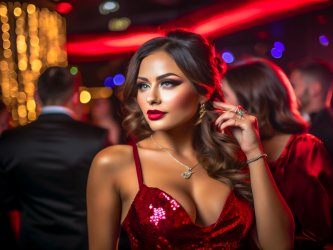 Вечеринка в VIP-клубе Екатеринбурга с моделью