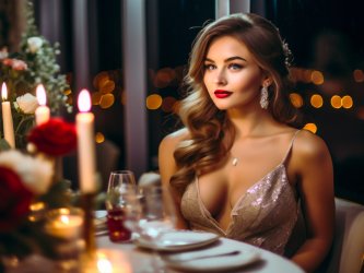 Эскорт девушка на гала-ужине в Ростове-на-Дону